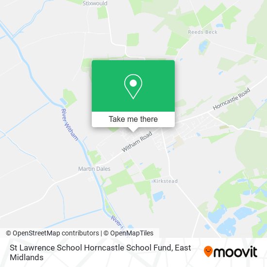 St Lawrence School Horncastle School Fund map