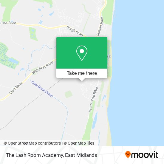 The Lash Room Academy map