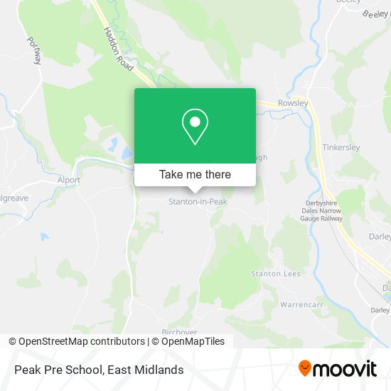 Peak Pre School map
