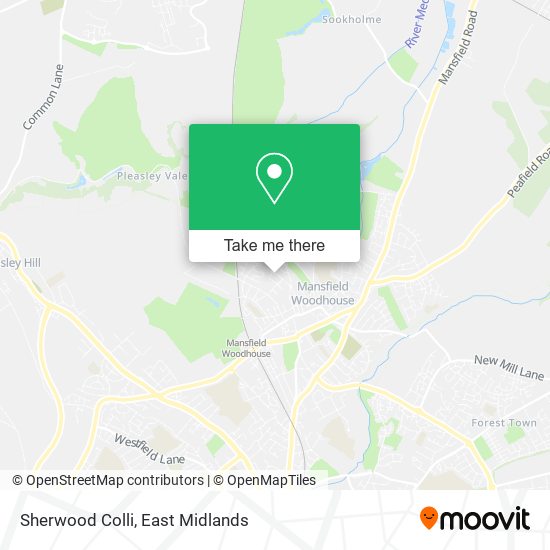 Sherwood Colli map