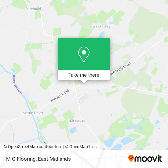 M G Flooring map