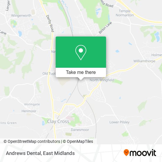 Andrews Dental map