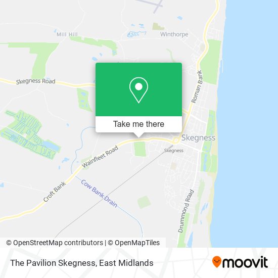 The Pavilion Skegness map