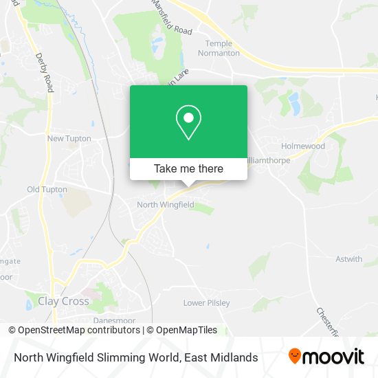 North Wingfield Slimming World map