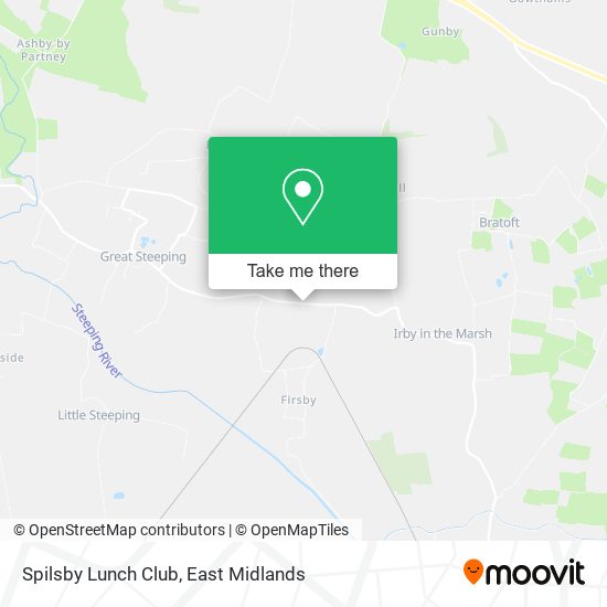 Spilsby Lunch Club map