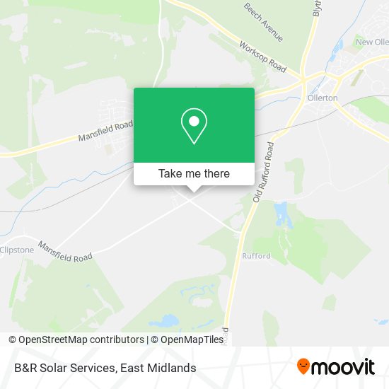 B&R Solar Services map