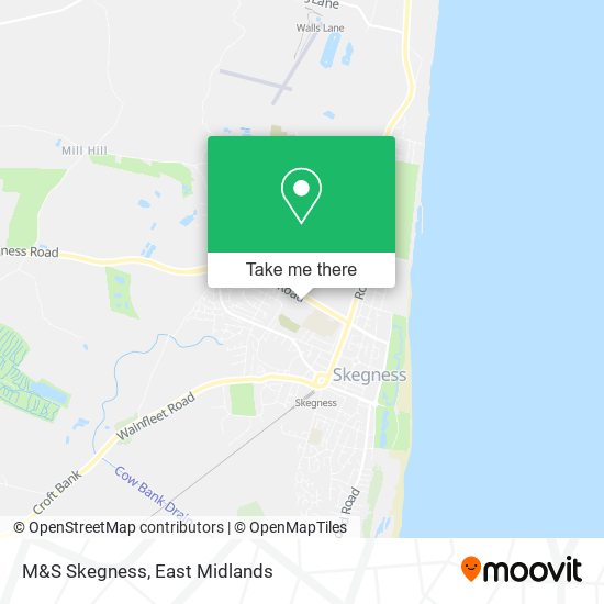 M&S Skegness map