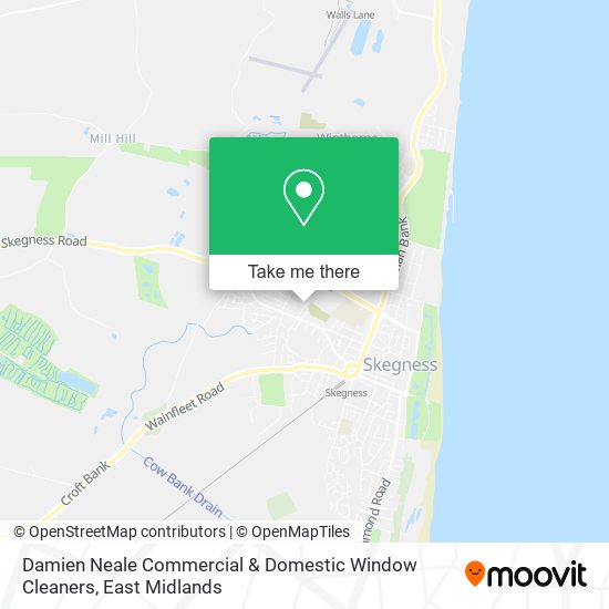 Damien Neale Commercial & Domestic Window Cleaners map
