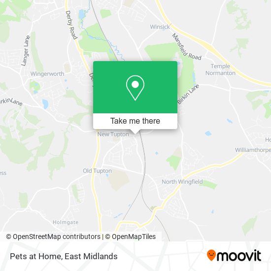 Pets at Home map