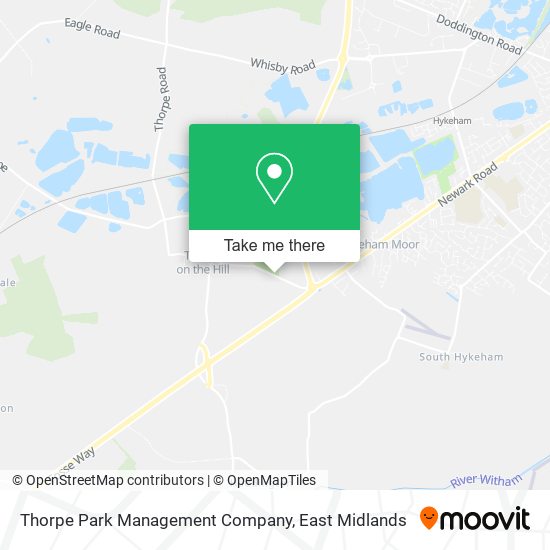 Thorpe Park Management Company map