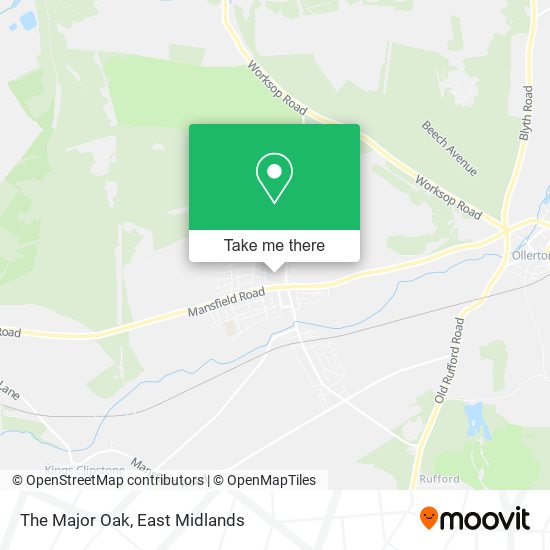 The Major Oak map