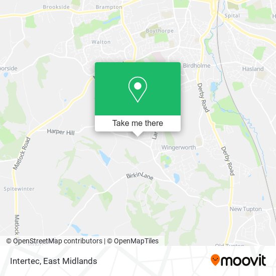 Intertec map