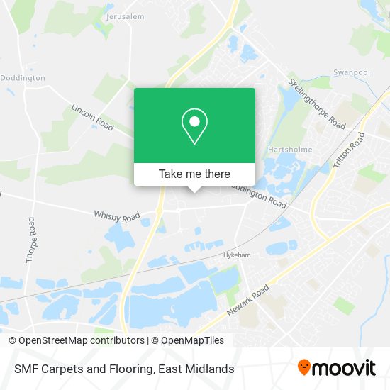 SMF Carpets and Flooring map