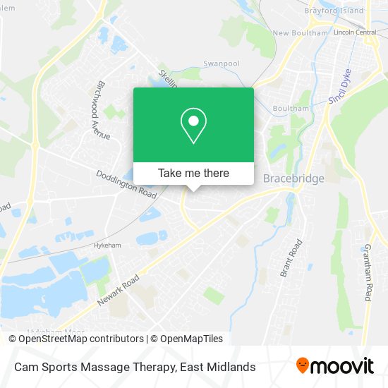 Cam Sports Massage Therapy map