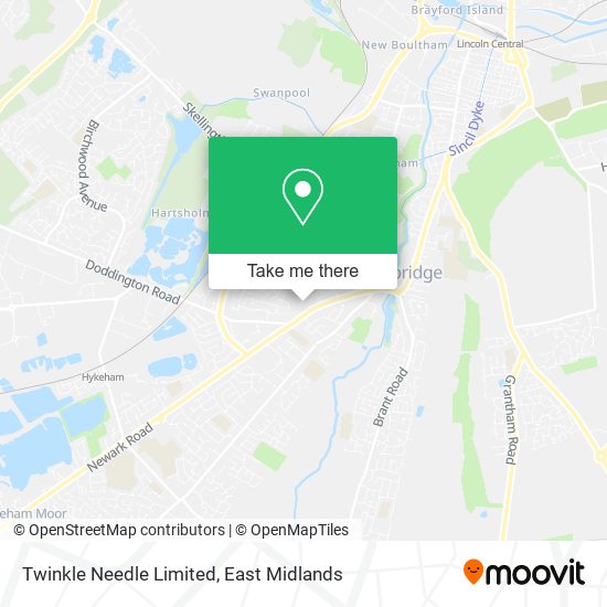 Twinkle Needle Limited map