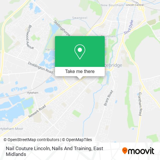 Nail Couture Lincoln, Nails And Training map