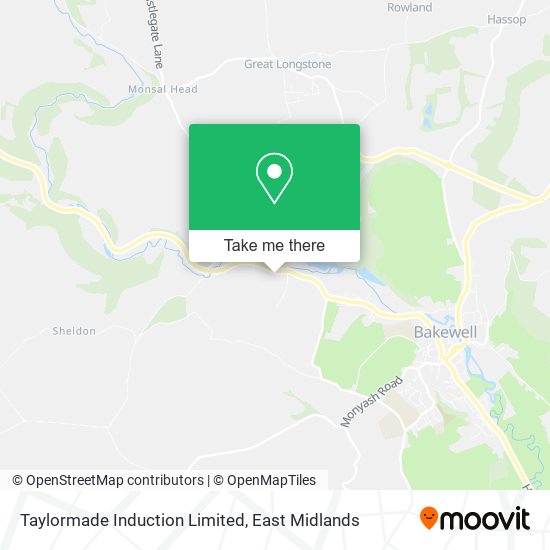 Taylormade Induction Limited map