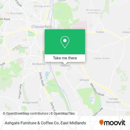 Ashgate Furniture & Coffee Co map