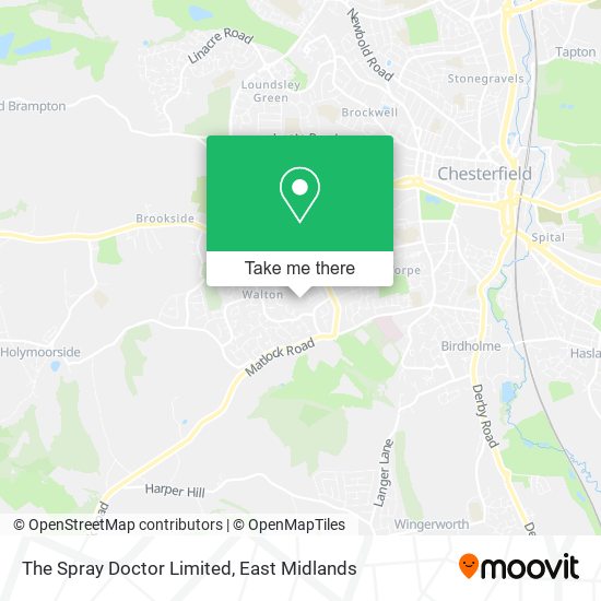 The Spray Doctor Limited map