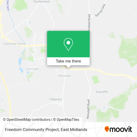 Freedom Community Project map