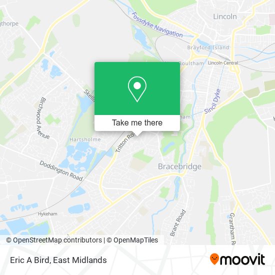 Eric A Bird map
