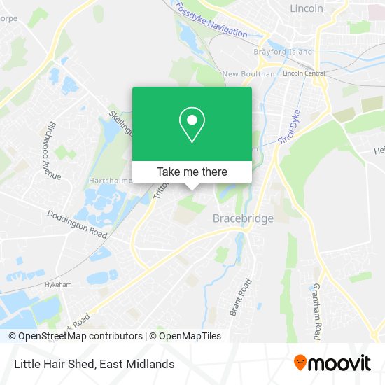 Little Hair Shed map