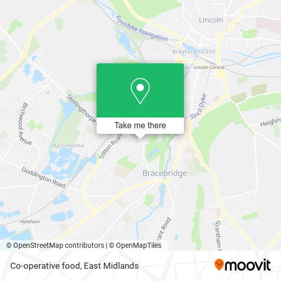 Co-operative food map