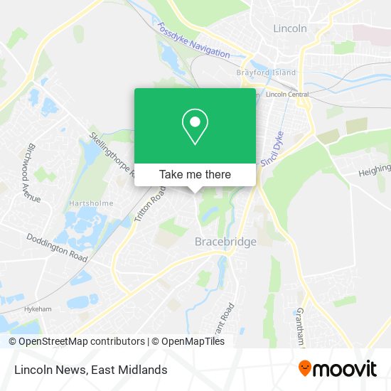 Lincoln News map