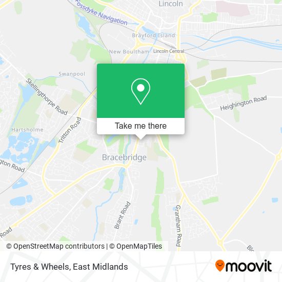 Tyres & Wheels map
