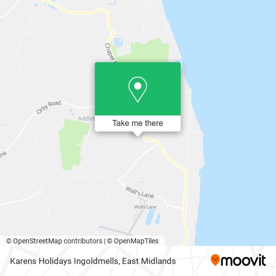 Karens Holidays Ingoldmells map