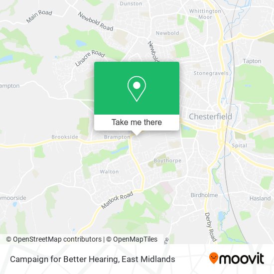 Campaign for Better Hearing map