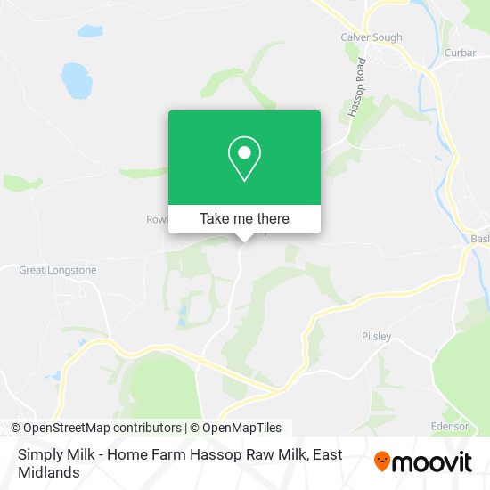 Simply Milk - Home Farm Hassop Raw Milk map