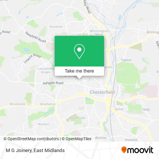 M G Joinery map