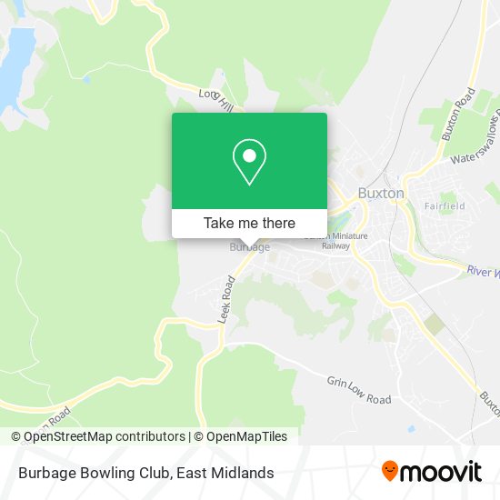 Burbage Bowling Club map