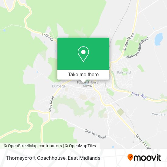 Thorneycroft Coachhouse map