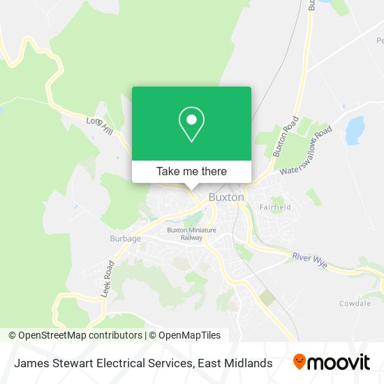 James Stewart Electrical Services map