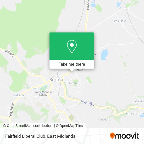 Fairfield Liberal Club map