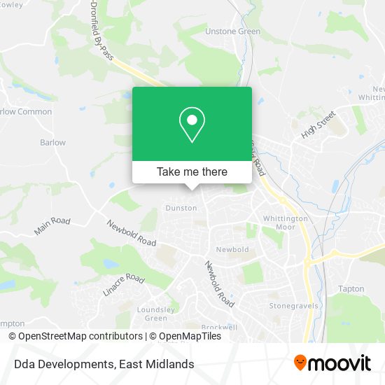 Dda Developments map