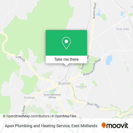 Apex Plumbing and Heating Service map