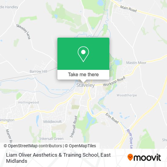 Liam Oliver Aesthetics & Training School map