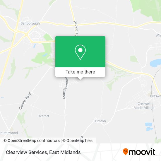 Clearview Services map