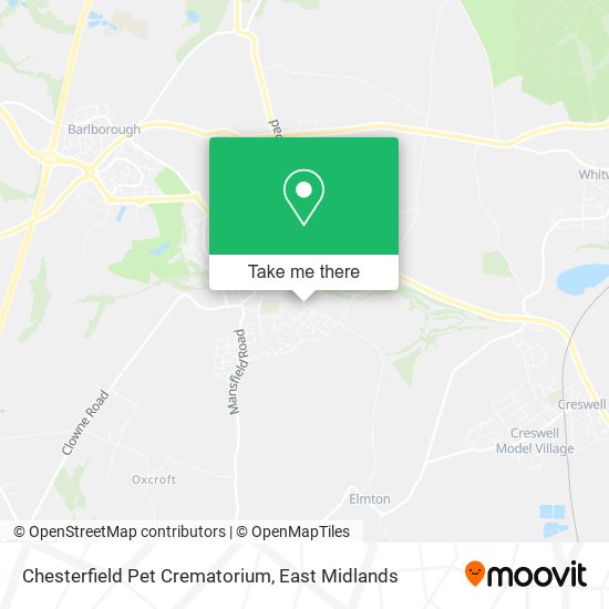 Chesterfield Pet Crematorium map