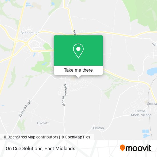 On Cue Solutions map