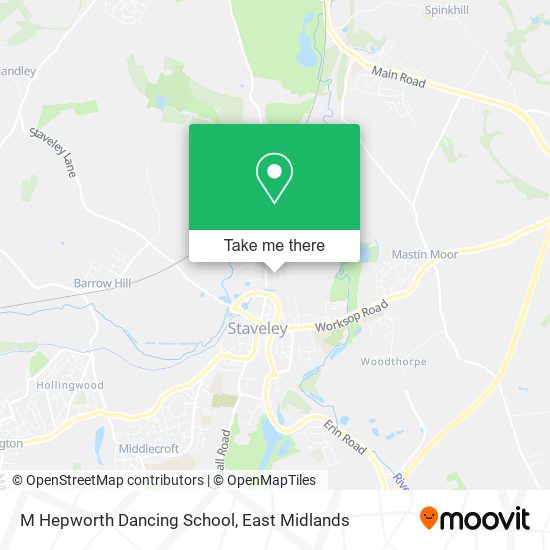 M Hepworth Dancing School map