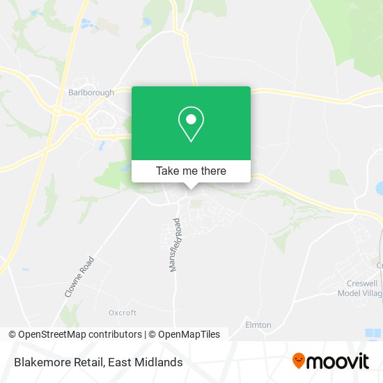 Blakemore Retail map