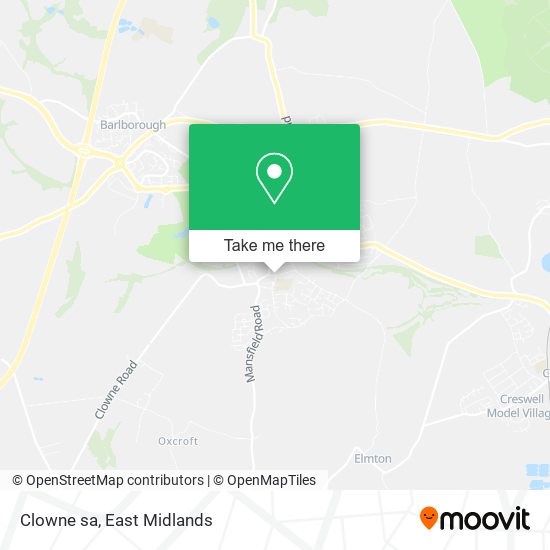 Clowne sa map