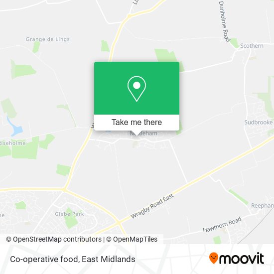Co-operative food map