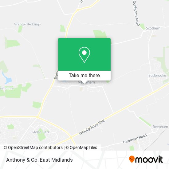 Anthony & Co map