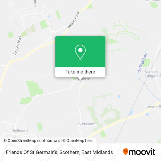 Friends Of St Germain's, Scothern map