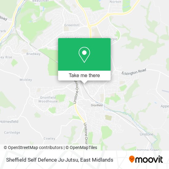Sheffield Self Defence Ju-Jutsu map